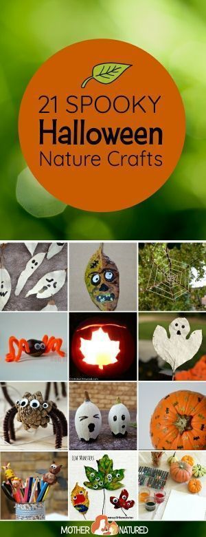 21 Halloween Nature Crafts | Halloween craft ideas #halloweencrafts #halloween Halloween Nature, Halloween Crafts For Kids To Make, Halloween Craft Ideas, Fun Halloween Activities, Fun Halloween Games, Halloween Garden, Easy Halloween Crafts, Crafts Halloween, Halloween Diy Crafts