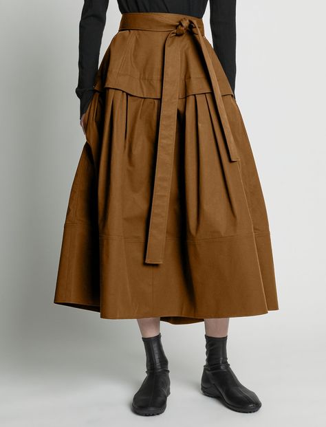 Poplin Skirt, Belted Skirt, Stylish Skirts, Bags And Shoes, Skirt Midi, Current Styles, Skirt Belt, Asymmetrical Skirt, Straight Skirt