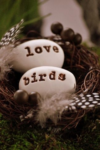 Love Birds Nest, Bird Themed Wedding, Bird Cake Toppers, Love Birds Wedding, Bird Wedding, Paper Birds, Bird Theme, My Funny Valentine, Bird Cages