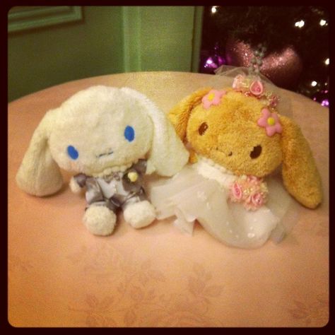 Mocha and Cinnamoroll wedding Mocha And Cinnamoroll, Sanrio Wedding, Pink Princess Aesthetic, Daily 3, Hello Kitty Themes, Xmas Wishes, Hello Kitty Plush, Vintage Plush, Cute Little Things