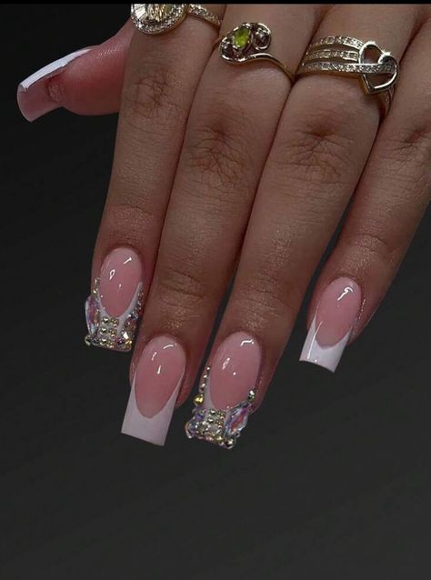 Classy Acrylic Nails, Long Acrylic Nails Coffin, Acrylic Nails Coffin Pink, Unique Acrylic Nails, Nail Swag, Bling Acrylic Nails, Acrylic Nails Coffin Short, Short Acrylic Nails Designs, Pink Acrylic Nails