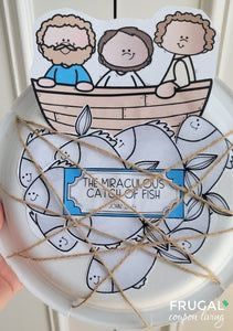 Net Full Of Fish Bible Craft, Jesus Helped The Disciples Catch Fish, Anchor Crafts For Kids, Fisher Of Men Craft For Kids, Miracles Of Jesus Crafts, Fish Printables Free, Bible School Crafts For Kids, Easy Sunday School Crafts, Bible Story Crafts For Kids