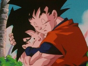 Goku seeing Goten for the first time :3 Goku And Goten, Gohan And Goten, Goten Y Trunks, Goku And Gohan, Goku And Chichi, Anime Dragon Ball Goku, Dragon Balls, Dragon Ball Wallpapers, Dragon Ball Goku