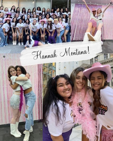 2000s Bid Day Theme, Hannah Montana Bid Day, Bid Day Themes Sorority, Sorority Bid Day Themes, Themes Sorority, National Panhellenic Conference, Theta Phi Alpha, Sorority Bid Day, Bid Day Themes