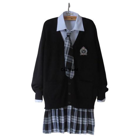 Uniform Sweater, School Uniform Accessories, School Uniform Fashion, Couple Set, Uniform Pants, Korean Casual Outfits, Sweater Tops, School Class, Uniform Fashion