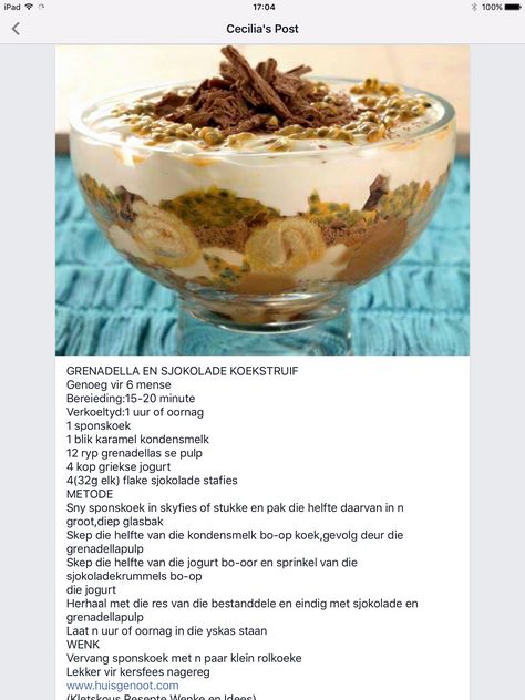 Mini Trifles, Mini Trifle, Foods Recipes, Trifle, Puddings, South African, Delicious Desserts, Ethnic Recipes, Quick Saves