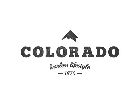 Colorado vintage logo via dribbble.com. Vintage Design Style, Logo Design Examples, Retro Logo Design, Cornhole Designs, Bakery Logo Design, Vintage Logo Design, Retro Logos, Beautiful Typography, Retro Logo