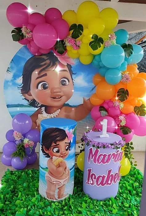 Moana Birthday Party Theme, Moana Theme Birthday, Festa Moana Baby, Moana Bebe, Baby Moana, Moana Theme, Moana Birthday Party, Moana Party, Moana Birthday