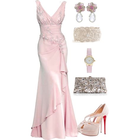 Formal Dress Outfit, Classy Pink Dress, Dresses Classy, Komplette Outfits, Gorgeous Gowns, Look Chic, Beautiful Gowns, Fancy Dresses, Dream Dress