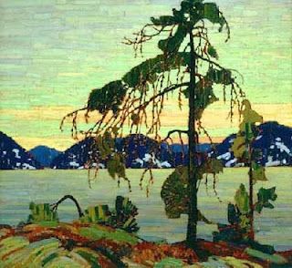 White Pine By Tom Thompson  #GroupofSeven Group Of Seven Art, Group Of Seven Artists, Group Of Seven Paintings, Tom Thomson Paintings, Jack Pine, Dulwich Picture Gallery, Tom Thomson, Emily Carr, Canadian Painters