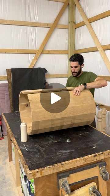 7,275 likes, 76 comments - thesoutherncraftsmen den January 16, 2024: "Was I right? Does it seem easier than you would have thought? If you buy flat/straight lumber you could build this whole thing with a tab...". Fine Woodworking Furniture, Garage Projects, Wishing Wells, Diy Furniture Videos, Diy Table Saw, Saw Wood, Woodworking Shop Projects, Woodworking Project Plans, Unique Woodworking