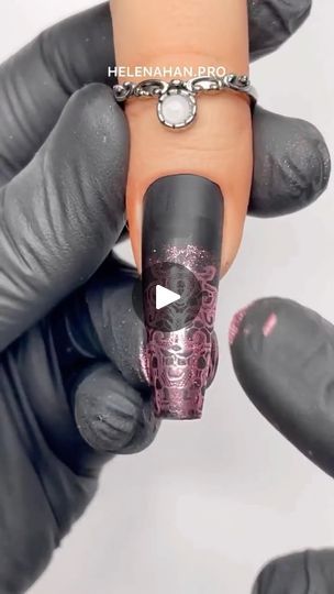 Lace Nail Art, Art Top, Nail Designs Tutorial, Lace Nails, Pink Chrome, Stamp Tutorial, Chrome Powder, Nail Nail, Nail Designs Spring