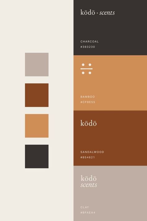 Fragrance Color Palette, Colour Palette Japandi, Brown Branding Design, Japandi Branding, Japandi Graphic Design, Ground Color Palette, Japandi Colour Palette, Japandi Colors, Japandi Color Scheme