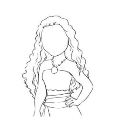 Princess Outline Tattoo, Disney Princess Outline Silhouettes, Princess Outline Drawing, Disney Princess Outline Drawing, Disney Outline Drawing, Disney Line Drawing, Disney Princess Embroidery, Outline Drawings Easy, Moana Outline