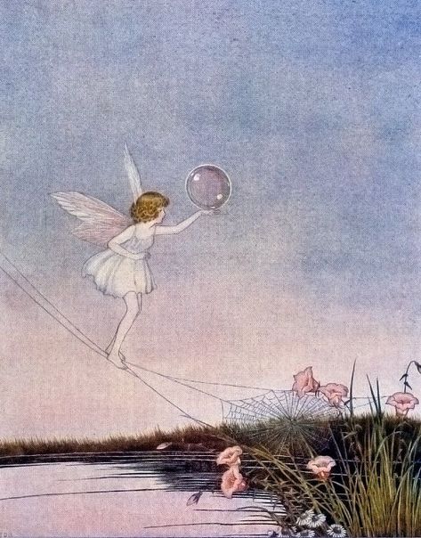 Fairy Line Art, Ida Rentoul Outhwaite, Arte Do Kawaii, Bel Art, Fairy Illustration, Fairy Aesthetic, Vintage Fairies, Fairytale Art, Art Et Illustration