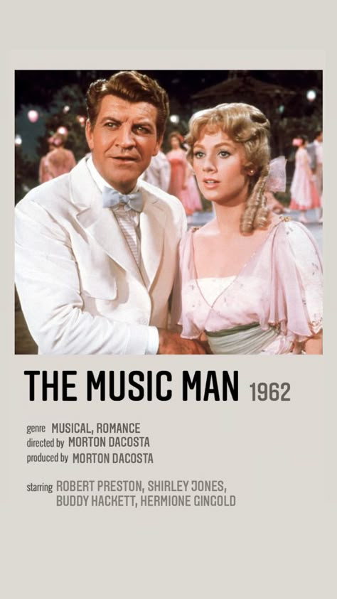 The Music Man 1962, The Music Man Movie, The Music Man Aesthetic, Music Man Musical, Musical Theatre Posters, Polaroid Movie Poster, Theater Room Decor, Four Score, Broadway Posters