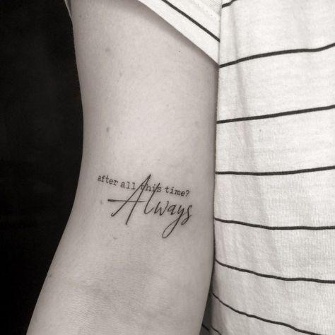 Harry Potter Quotes Tattoo Ideas, Hand Tattoos Harry Potter, Always Tatoos Harry Potter, Small Tattoo Ideas Harry Potter, Harry Potter Related Tattoos, Tiny Harry Potter Tattoos For Women, Pretty Harry Potter Tattoos, Small Tattoo Harry Potter, Hp Tattoo Ideas