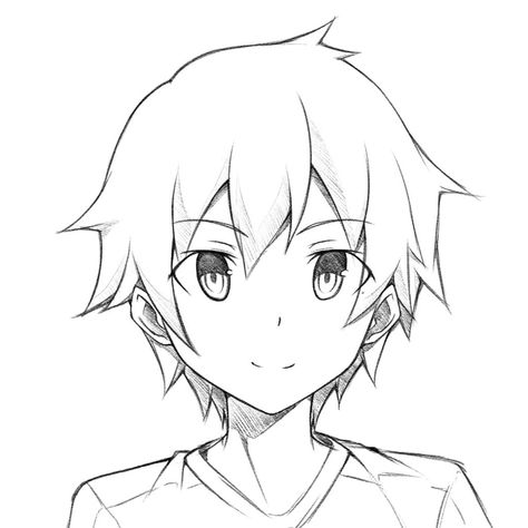 Learn how to draw anime boys with easy, step-by-step tutorials. These tutorials are perfect for beginners of all skill levels. #anime #drawing #tutorials #boy Boy Sketch, Anime Drawing, Easy Drawing, Drawing Tutorials, Anime Boy, Coloring Pages, Hair, Anime, Colouring Pages