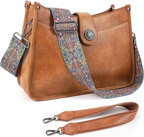 👍【High Quality Eco-friendly Leather】This crossbody bags for women trendy made of eco-friendly vegan leather, which is soft, waterproof, wear-resistant, scratch-resistant, durable, non-fading and easy to clean. Vegan leather is biodegradable, which is environmentally friendly and animal-friendly, this is why we choose vegan leather for our bags. Brown Clothing, Bucket Purse, Leather Hobo Handbags, Hobo Handbag, Hobo Purse, Handbags Crossbody, Crossbody Bags For Women, Strap Design, Hobo Handbags