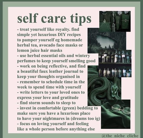 Slytherin House Traits, Slytherin School Aesthetic, Slytherin School Supplies, Slytherin Self Care, Slytherin Morning Routine, Slyrherin Girl Aesthetic, Slytherin Things To Say, Slytherin Energy, Dark Slytherin Aesthetic