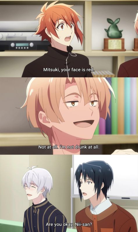 screencap from IDOLiSH7 second beat (last episode) Re Vale, Bandai Namco Entertainment, Last Episode, Anime Memes, Vocaloid, Zelda Characters, Fan Art, Memes, Anime