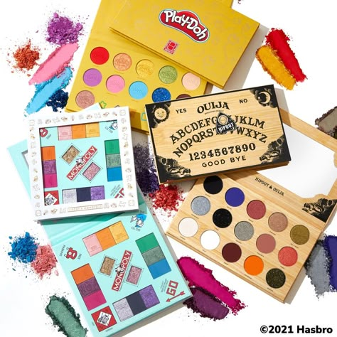 HipDot x Hasbro Real Life Games, Makeup Palette Collection, Makeup Pallets, Ouija Board, Makeup Tutorial For Beginners, Body Glitter, Play Doh, Makeup Set, Makeup Palette