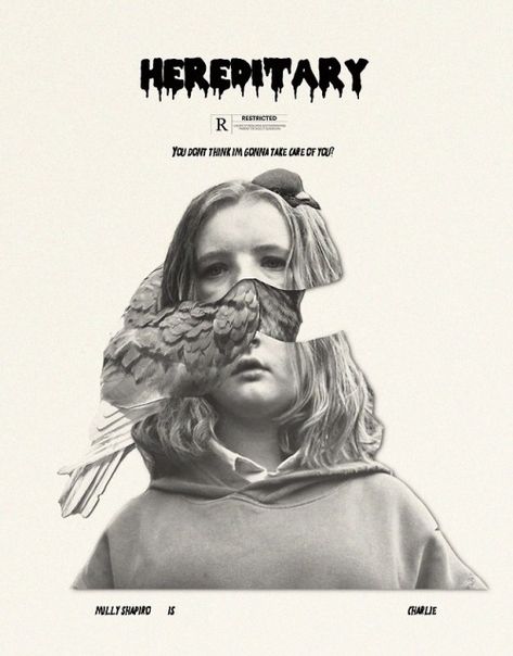 Hereditary 2018, Arte Zombie, Film Poster Design, I Love Cinema, Horror Posters, Movie Poster Wall, Movie Posters Design, Horror Movie Posters, Collage Poster