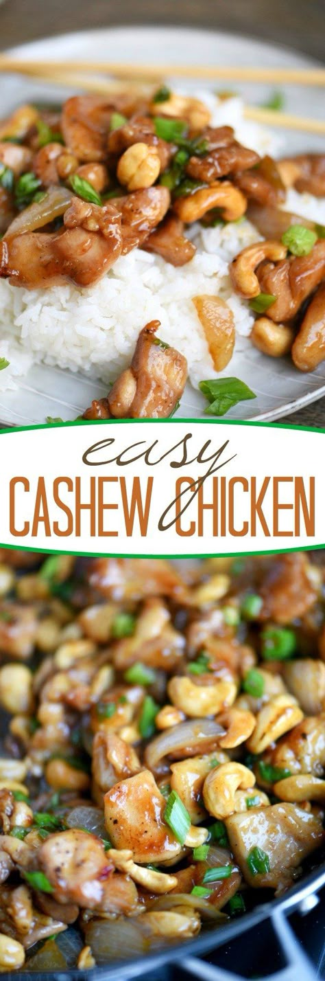 Easy Cashew Chicken Recipe, Easy Cashew Chicken, Malaysia Recipes, Takeout Recipes, Cashew Chicken Recipe, Rasa Malaysia, Better Than Takeout, Chicken And Broccoli, Cashew Chicken