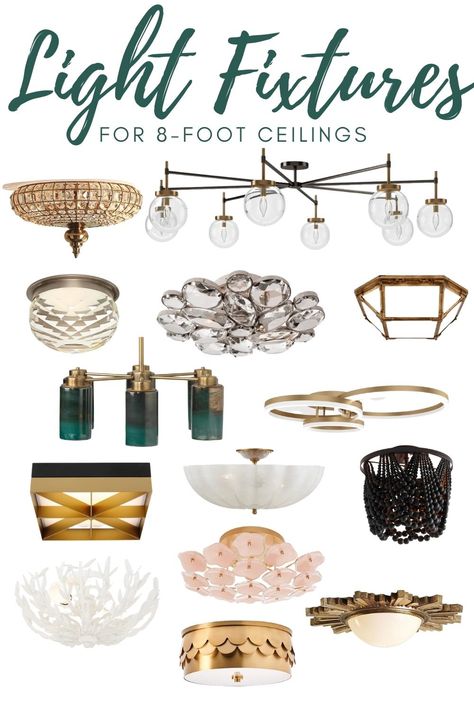 Best Chandeliers For Low Ceilings, 8 Ft Ceiling Lighting, Ceiling Lights Low Ceiling, Dining Room Lighting For Low Ceilings, Low Ceiling Chandelier Dining, Chandelier Dining Room Low Ceiling, Lighting For Low Ceilings Kitchen, Dining Room Light Low Ceiling, Closet Lighting Fixture