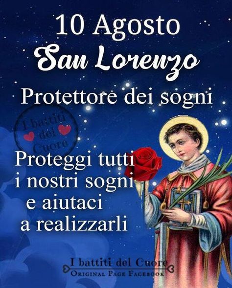 San Lorenzo immagini e frasi bellissime - Bgiorno.it Pictures Of Jesus Christ, San Lorenzo, Jesus Pictures, Good Morning Flowers, Good Morning, Inspirational Quotes, Quotes, Santos