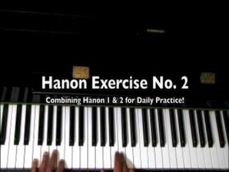 Play Piano - Hanon Exercise No. 2 Piano Exercises, Play Piano, Daily Practices, Easy Piano, Piano Lessons, The Piano, Ebook Pdf, Piano, Music