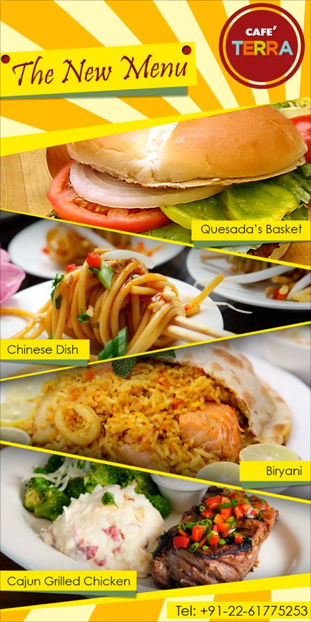 Food promotion for a multi-cuisine restaurant and bar Restaurant Standee Design, Standee Design, Food Promotion, Fast Food Menu, Food Template, Food Banner, Food Menu Design, Food Graphic Design, Food Poster Design