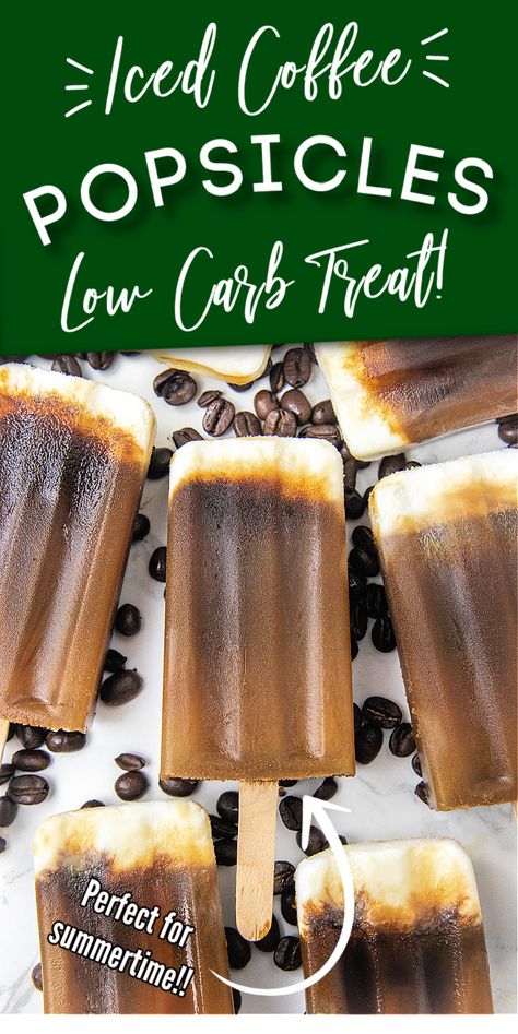 Iced Coffee Popsicles Recipe - Passion For Savings Cold Brew Popsicles, Iced Coffee Popsicles, Ice Lolly Recipes, Coffee Popsicles, Vegan Popsicles, Popsicles Recipe, Cold Brew Iced Coffee, Yogurt Pops, Coffee Treats