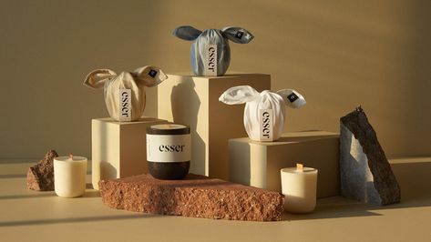 Candle refills packaging on Behance Refill Packaging, Gold Prize, Nude Color Palette, Candle Bags, Object Photography, Candle Packaging, Designer Candles, Candle Shop, Student Art