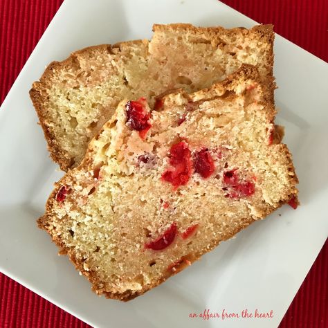 Cherry Cheese Bread Pickle Wraps, Basic Bread Recipe, Dill Pickle Dip, Pickle Dip, Almond Bread, Maraschino Cherries, Muffin Bread, Almond Extract, Cherry Almond