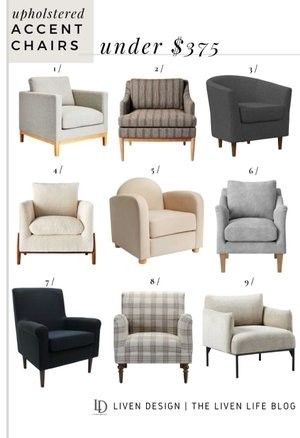 Cozy Arm Chair, Beige Accent Chair, Plaid Chair, Plush Chair, Traditional Armchairs, Cozy Seats, Upholstered Accent Chairs, Accent Arm Chairs, Modern Armchair