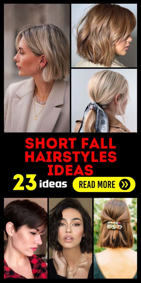 Short fall hairstyles offer a trendy cut and color for women looking to update their look. Opt for cute styles in dark or brunette shades to enhance your natural beauty. These hairstyles are great for women over 50 and 60, as well as younger women with grey hair. Ideal for thick hair, fine hair, and curly textures, short fall hairstyles can include bangs for added charm. Perfect for round faces and widows peak, these styles suit everyone. Haircuts For Widows Peak, Loc Retwist Styles, Short Fall Hairstyles, Fall Hairstyles For Women, Thick Hair Solutions, Brunette Shades, Widows Peak, Fall Hairstyles, Soft Blonde