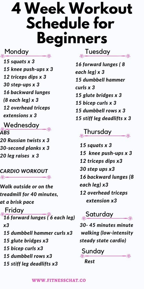 Workout Challenge For Beginners, Beginner Workout Schedule, 30 Day Fitness Challenge, 4 Week Workout, Motivasi Diet, Week Workout, Workout Routines For Beginners, Month Workout, Resep Diet