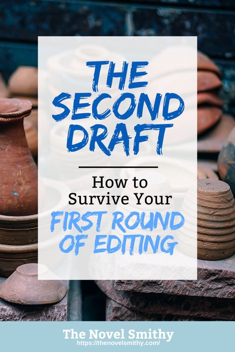 The Second Draft: How to Survive Your First Round of Editing Novel Editing, Nanowrimo Prep, Story Editing, Novel Tips, Author Life, Author Tips, Everything At Once, Writing Editing, Writing Fiction