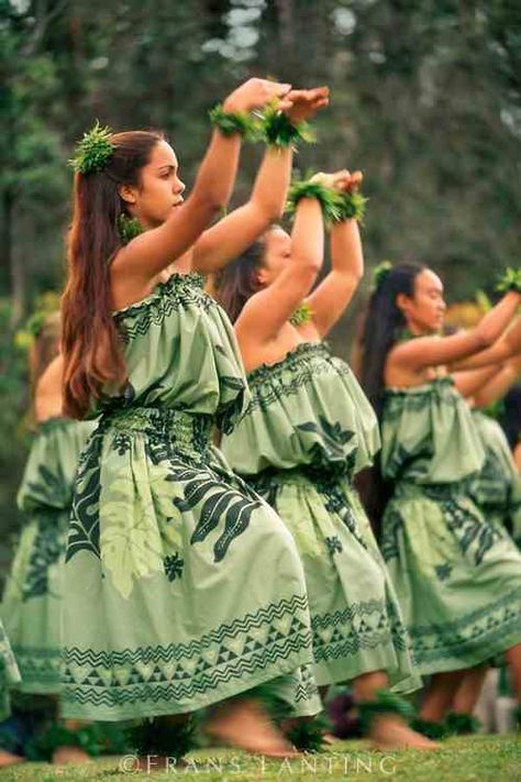 Gorgeous dresses, gorgeous dance. Volcanoes National Park Hawaii, Silhouette Dance, Indian Dancing, Frans Lanting, Polynesian Dance, Hawaiian Woman, Hawaii Hula, Dance Memes, Hawaiian Dancers