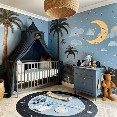 30 Charming Baby boy nursery ideas for the little man's retreat - Unique Design Blog Boy Baby Room Ideas Nurseries, Nursery Ideas Boy Themes, Baby Boy Room Ideas Themes, Boy Baby Room Ideas, Unique Nursery Ideas, Baby Boy Nursery Room Ideas, Baby Nook, Nursery Ideas Boy