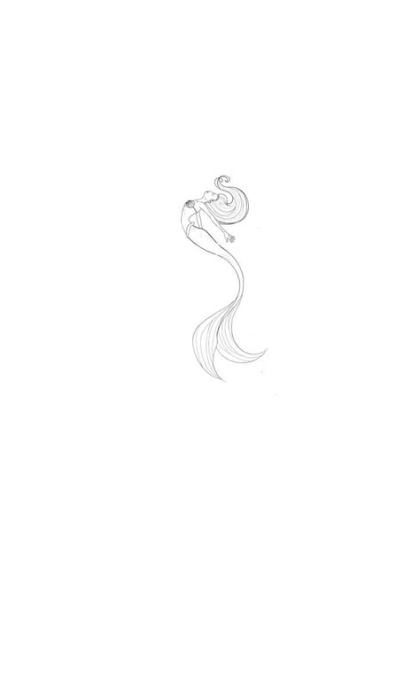 Mini Mermaid Tattoo, Tiny Shoulder Tattoo, Mermaid Silhouette Tattoo, Small Mermaid Tattoo Designs, Tiny Mermaid Tattoo, Fine Line Mermaid Tattoo, Simple Mermaid Tattoo, Greece Tattoo Ideas, Tattoos Mermaid