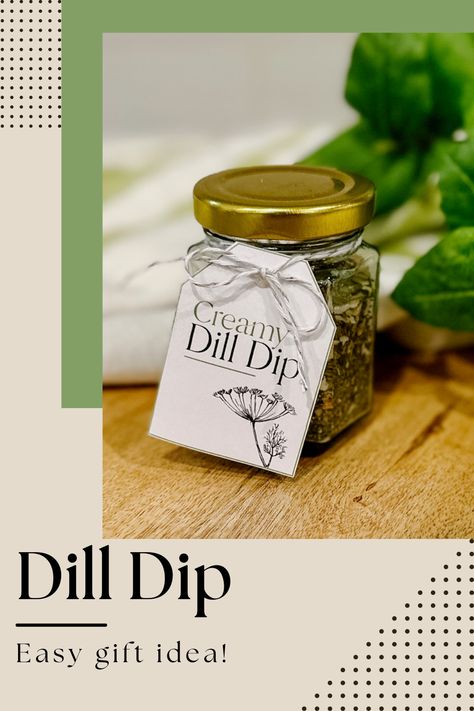 Dill Dip Mix Dry, Ornament Dip Mix Recipes, Dry Herb Dip Mixes, Diy Dip Mixes Recipes Gifts, Homemade Dry Dip Mixes, Dill Seasoning Recipes, Dip Mix Ornaments Recipes, Dry Dip Mixes For Gifts Recipes, What To Do With Fresh Dill