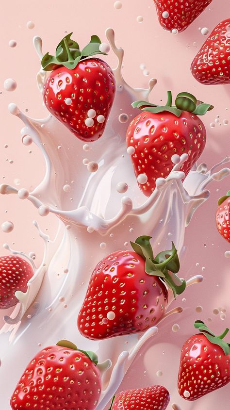 Strawberry Background, Iphone Wallpaper Blur, Beautiful Summer Wallpaper, Pop Art Images, Fast Foods, Interesting Story, Fruit Picture, Phone Wallpaper Pink, 1080p Anime Wallpaper