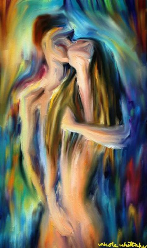 Love Flame Art, Female Art Painting, Romantic Art, Ethereal Art, Angel Art, Surreal Art, Giclee Art, Digital Art Prints, Abstract Art Painting