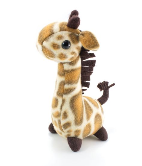 Pudgy Giraffe Stuffed Animal Plush Toy by BeeZeeArt on Etsy Stuffed Animal Sewing, Animals Crafts, Giraffe Stuffed Animal, Crochet Giraffe, Teddy Bear Sewing Pattern, Sewing Creations, Handmade Soft Toys, Monkey Stuffed Animal, Soft Toy Patterns