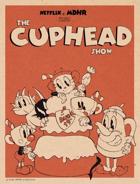 Studio Mdhr, The Cuphead Show, Cuphead Show, Cartoons Hd, My Art Style, Goat Art, Poster Vintage Retro, Deal With The Devil, College Essay