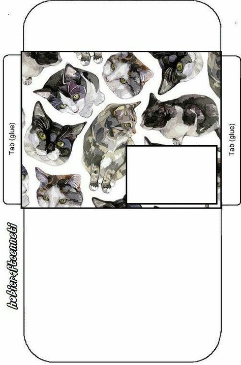 Cat Envelope Template, Cute Envelope Printable, Printable Envelope Template Free, Letter Templates Printable Free, Cute Envelope Template, Penpal Printables, Cat Envelope, Envelope Printing Template, Envelopes Template