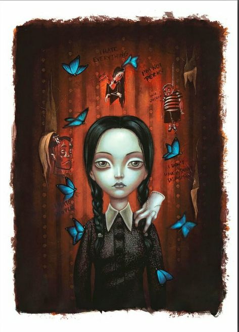 Lorenzo Mattotti, Stylised Art, Benjamin Lacombe, John Kenn, Creepy Kids, Lowbrow Art, Art Idea, Pop Surrealism, Addams Family