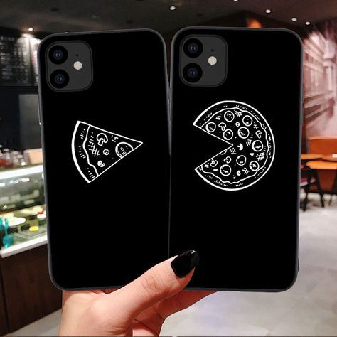 Bff Phone Cases Iphone, Bff Iphone Cases, Best Friend Cases, Matching Iphone Case, Bff Phone Cases, Phone Case Diy Paint, Friends Phone Case, Funny Pizza, Matching Phone Cases